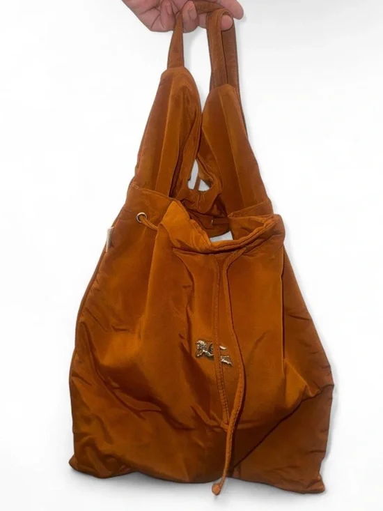 Rust Orange Drawstring Backpack - Picture 5 of 6